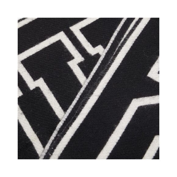 Pre Loved Louis Vuitton Woven Scarf with Block Letters Men Black Scarves & - Picture 3 of 4